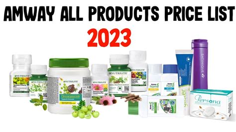 amway distributor price list.